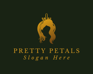 Pageant Princess Hair logo design