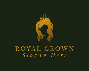 Pageant Princess Hair logo design