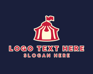 Booth - Recreational Carnival Tent logo design