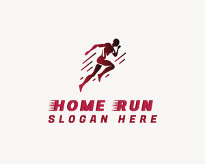 Fast Running Athlete logo design