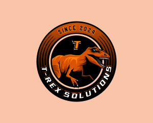 Wild Raptor Dinosaur logo design