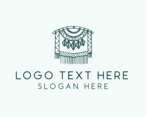 Weave - Green Macrame Decoration logo design