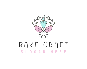 Baking Gloves Culinary logo design