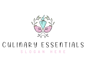 Baking Gloves Culinary logo design