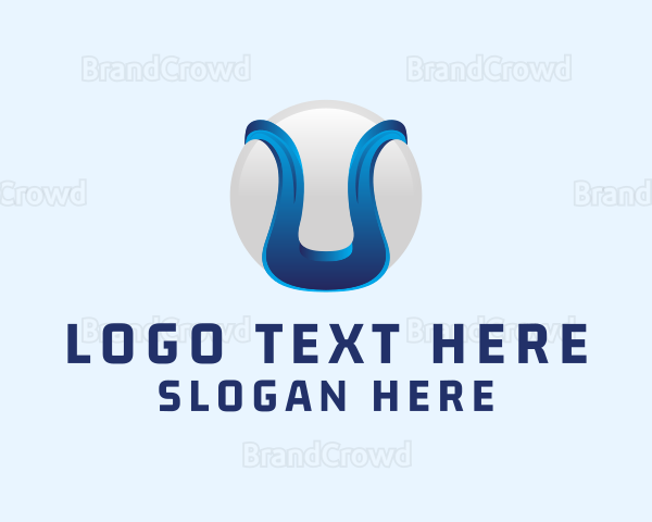 Tech Company Letter U Logo