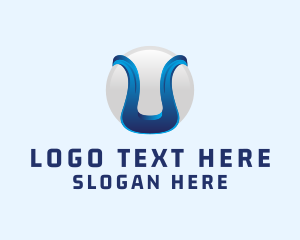 Telco - Tech Company Letter U logo design