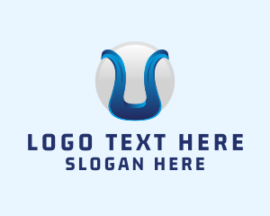 High Tech - Tech Company Letter U logo design