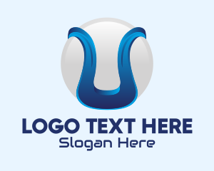 High Tech - Tech Company Letter U logo design