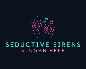 Seductive Erotic Condom logo design