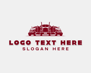 Mover - Haulage Freight Truck logo design