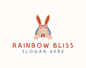 Kindergarten Boho Rainbow logo design