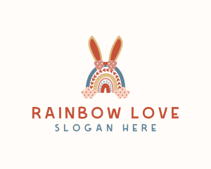 Kindergarten Boho Rainbow logo design