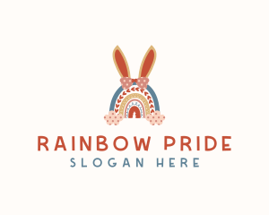 Kindergarten Boho Rainbow logo design