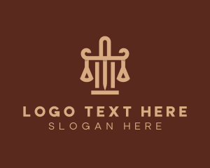 Investor - Legal Scale Law Firm logo design