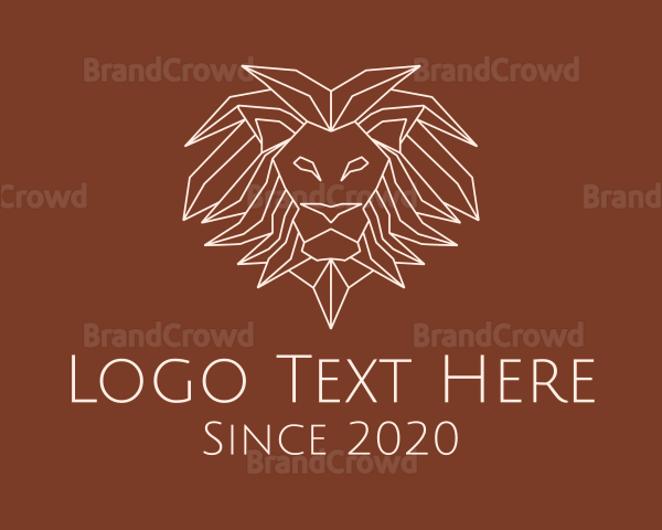 Wild Lion Mane Logo