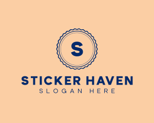 Business Stamp Sticker logo design