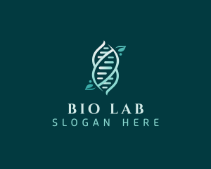 Biology - Biotech Leaf  DNA logo design
