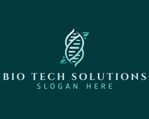 Biology - Biotech Leaf  DNA logo design