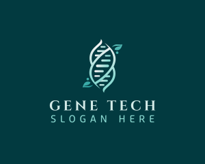 Dna - Biotech Leaf  DNA logo design