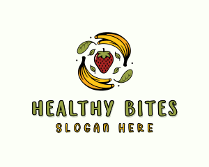 Organic Healthy Fruit logo design