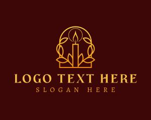 Scented - Elegant Candle Light logo design