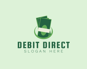 Debit - Business Financial Money logo design