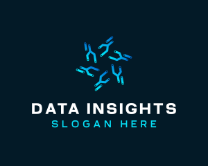 Artificial Intelligence Data logo design