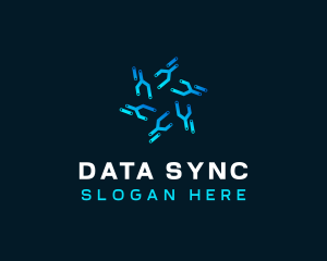 Artificial Intelligence Data logo design