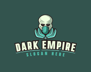 Villain - Alien Skull Esport logo design