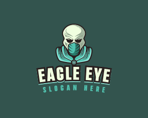 Alien Skull Esport logo design