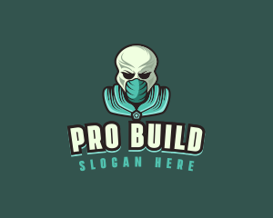 Alien Skull Esport logo design