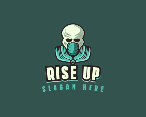 Alien Skull Esport logo design