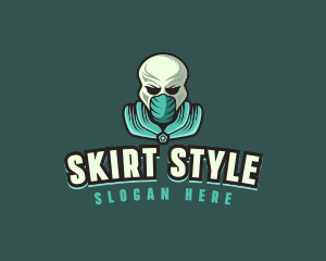 Alien Skull Esport logo design