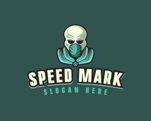 Alien Skull Esport logo design