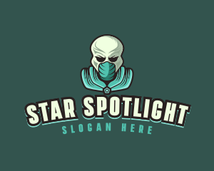 Alien Skull Esport logo design