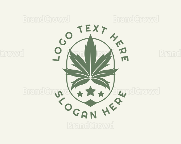 Marijuana Weed Plant Logo