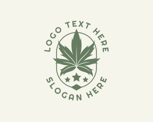 Plant - Marijuana Weed Plant logo design
