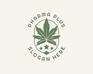 Drugs - Marijuana Weed Plant logo design