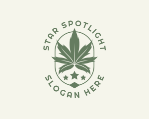 Marijuana Weed Plant logo design