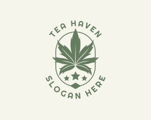 Marijuana Weed Plant logo design