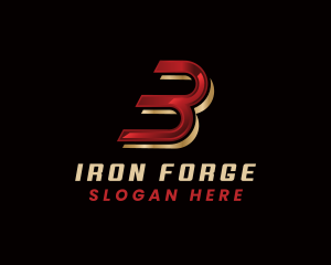 Forge - Steel Metal Fabrication logo design