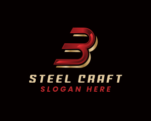 Steel - Steel Metal Fabrication logo design