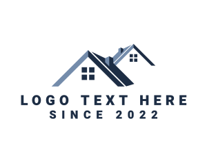 Roofing - Residential Real Estate Broker logo design