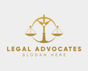 Law Scale Justice logo design