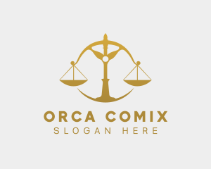 Prosecutor - Law Scale Justice logo design