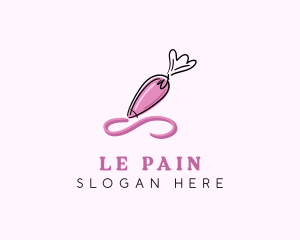 Boulangerie - Piping Bag Icing Frosting logo design