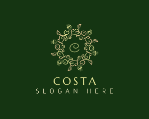 Floral Wellness Mandala logo design