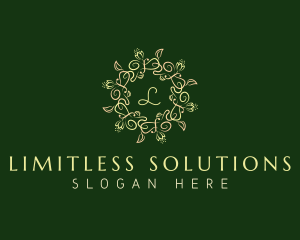 Floral Wellness Mandala logo design