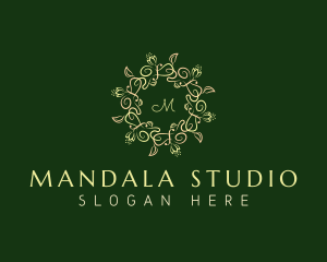 Mandala - Floral Wellness Mandala logo design