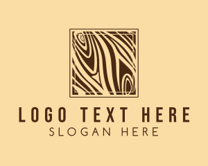 Tree Planting - Timber Wood Carpentry logo design